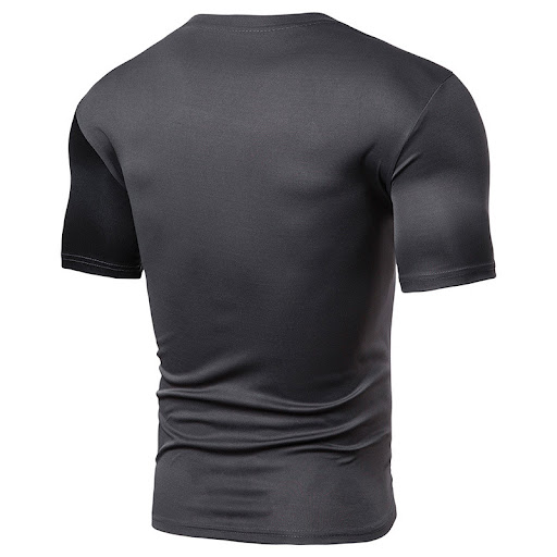 Title 7, Mens short-sleeved T-shirt with stitching, fea...