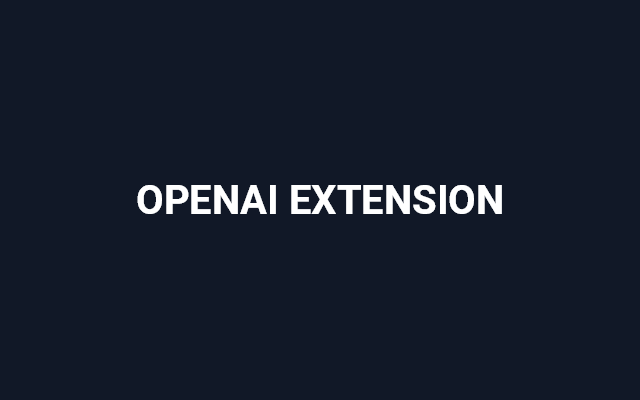 Openai Extension Preview image 0