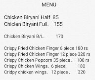 Biryanistan menu 1