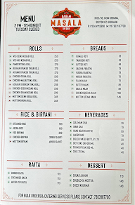 Garam Masala By DKH menu 3