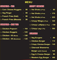 AS Restaurant & Bakes menu 1
