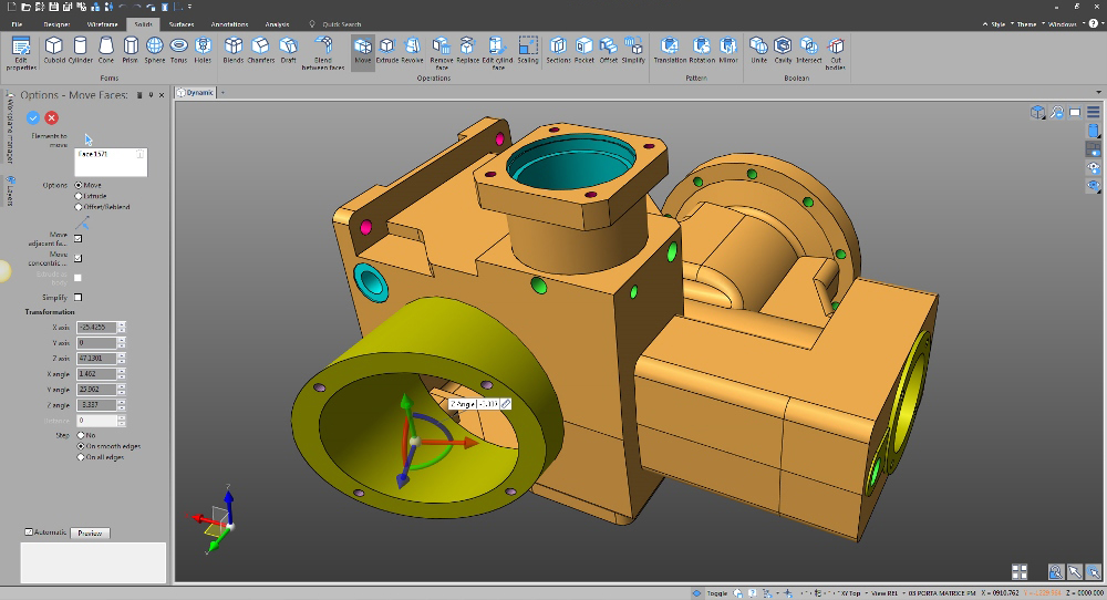 SURFCAM Designer: CAD-данные для CAM-программирования