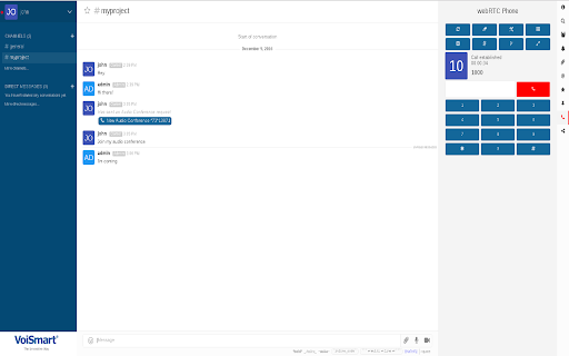 VoiSmart Social Chat chrome extension