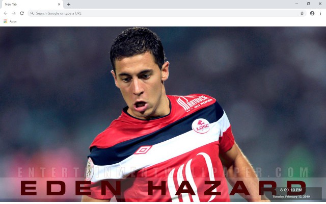 Eden Hazard New Tab & Wallpapers Collection