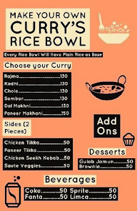 Curry's menu 5