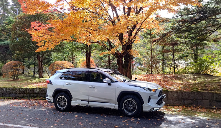 RAV4の紅葉ドライブ・洗車に関するカスタム事例の投稿画像1枚目