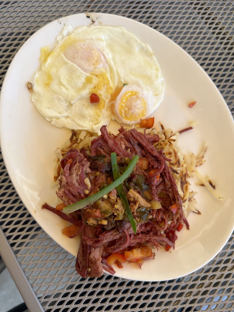 Gf available corned beef hash