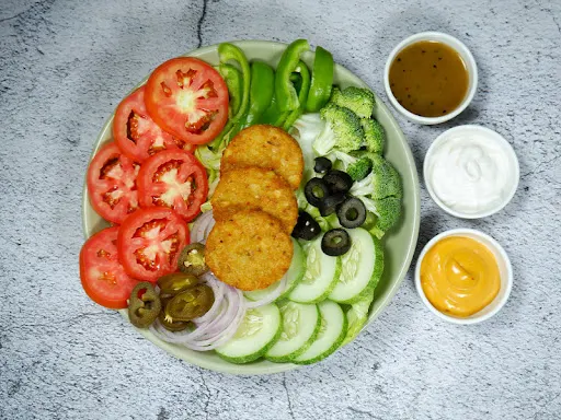 Aloo Tikki Salad