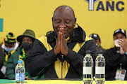 June 05 2022.  President Cyril Ramaphosa arrives at the Ranch resort to a warm welcome, Ramaphosa is here to deliver the closing address of the 10th Limpopo provincial conference.Thapelo Morebudi/The Sunday Times.