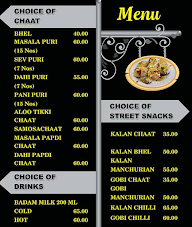 Insta Chaat menu 1