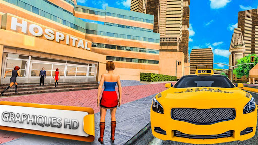 Code Triche Véritable simulateur de taxi urbain APK MOD (Astuce) screenshots 2
