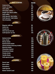 Sayeshaa Restro & Cafe menu 1
