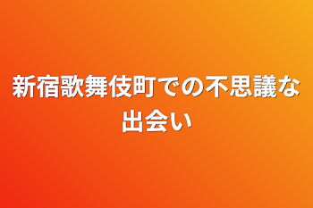 新宿歌舞伎町での不思議な出会い