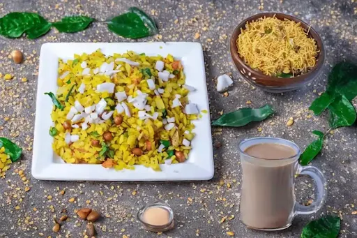 Special Poha With Normal Gharwali Tea