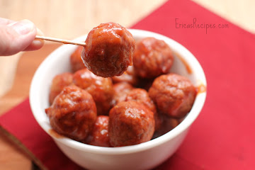 Cranberry BBQ Crockpot Meatballs
