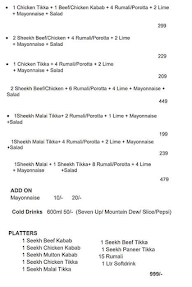 Yaghma Kababs menu 4