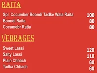 Bhatura King menu 3