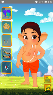 Ganpati Dressup Coloring - náhled