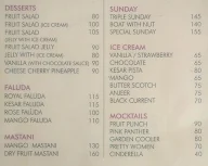 Aahaar Veg Court menu 4