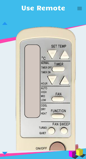 Screenshot Remote Control for Haier AC