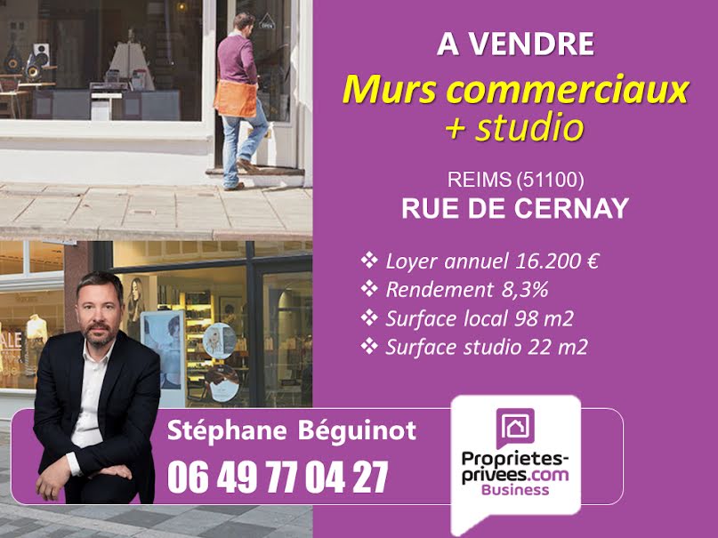 Vente locaux professionnels  98 m² à Reims (51100), 189 000 €