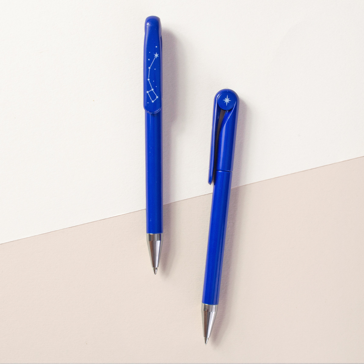 two blue seven year pens from seltzer goods