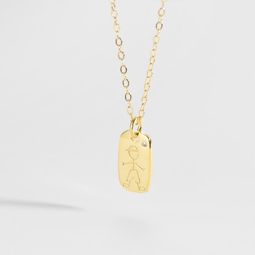 Title 12, Online Celebrities Cute Cartoon Stickman Neckl...