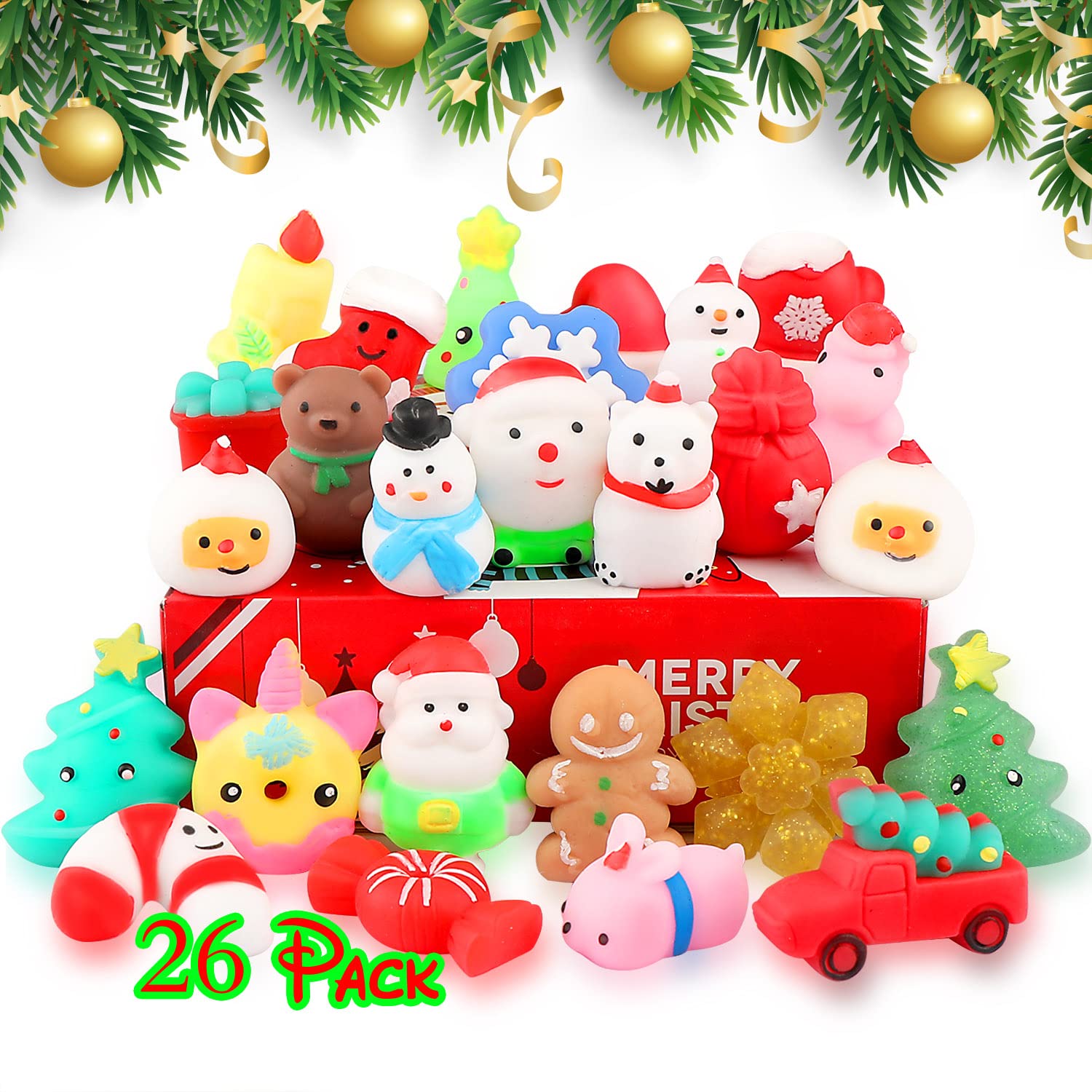 Nobasco Christmas Mochi Squishies