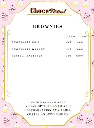 ChocoFeast By Sunita menu 1