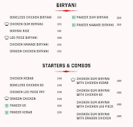 Letz Biryani menu 1