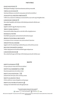 STAX, Hyatt Regency menu 2