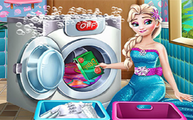 Ice Queen Laundry Day chrome extension