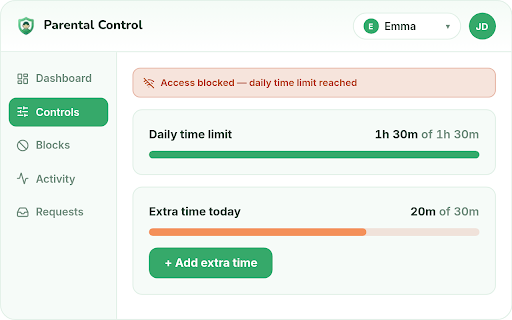 Parental Control screenshot 4