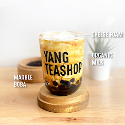 Iced Cheesy Marble Boba Tea Latte