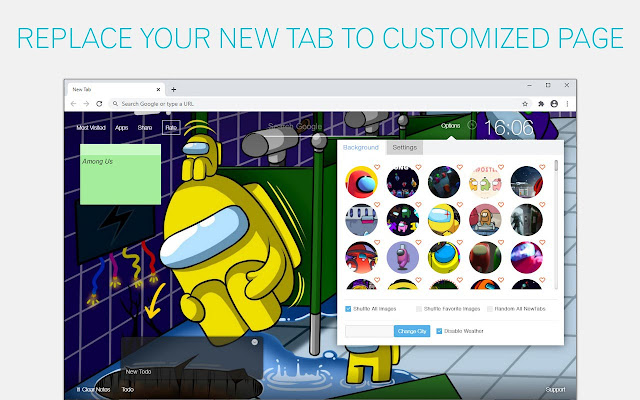 Among Us Wallpapers Custom Mafia Game New Tab