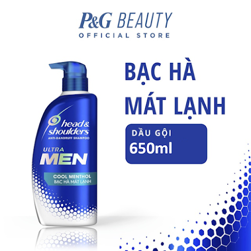 Dầu Gội Head and Shoulders Ultramen Bạc Hà Mát Rượi 650ml