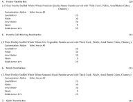 Paratha Cafe menu 1