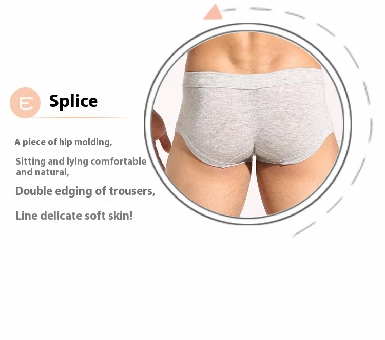 Sous-vêtements homme en modal grande taille, respirants et de couleur unie. Confort et fraîcheur exceptionnels. Boxers souples et extensibles.