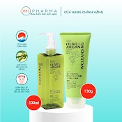 Combo Dầu Tẩy Trang Và Sữa Rửa Mặt Deve Chiết Xuất Dầu Olive & Argan