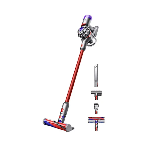 Máy hút bụi Dyson SV10K V8 Slim Fluffy (Xám/Đỏ)