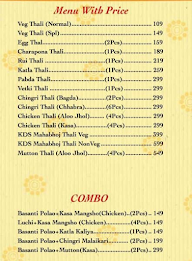 Khanti Damodaar Seth menu 6
