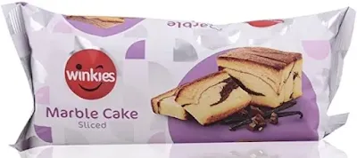 Winkies Marble Cake Sliced - Fluffy, Soft, Rich In Taste - 40 gm