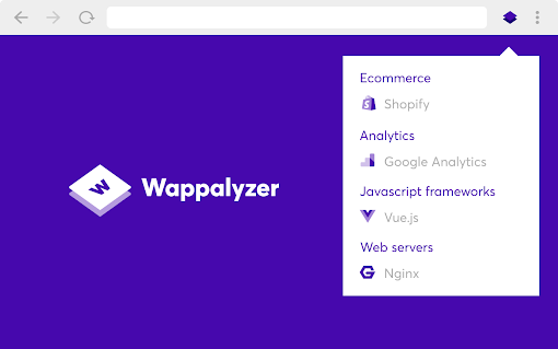 Wappalyzer - Technology profiler