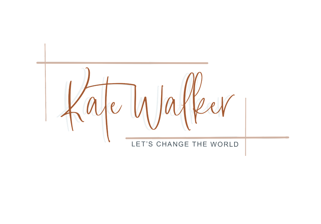 Kate Walker logo change the world