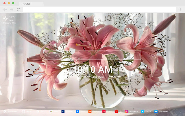 Lily New Tab HD Wallpapers Pop Flowers Theme