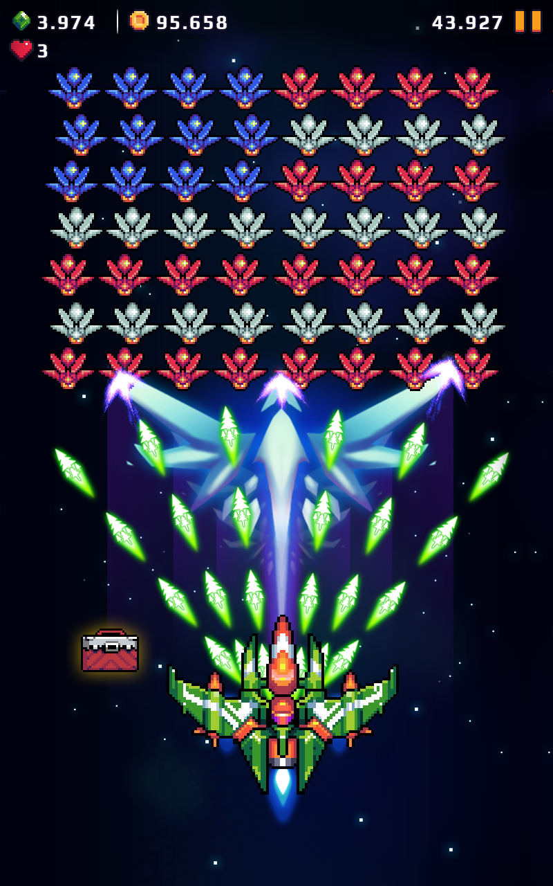  Galaxy Shooter Falcon Squad 43.5 MOD APK Unlimited Money