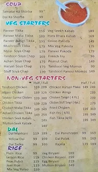 Dwarka Restaurant menu 2