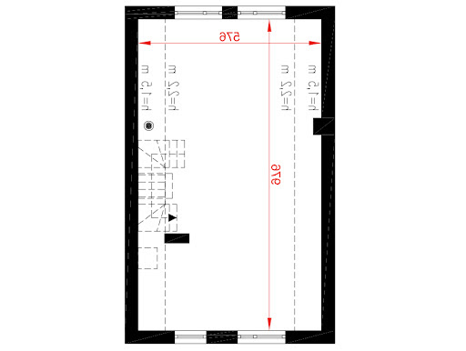 Rezolutny BN pa - A112bN/1 - Rzut poddasza