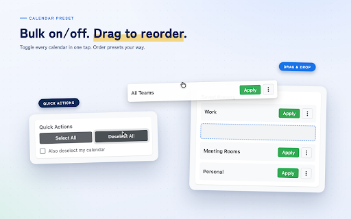 Calendar Preset for Google Calendar™ screenshot 4