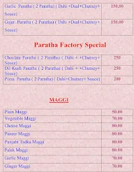 Paratha Factory menu 4